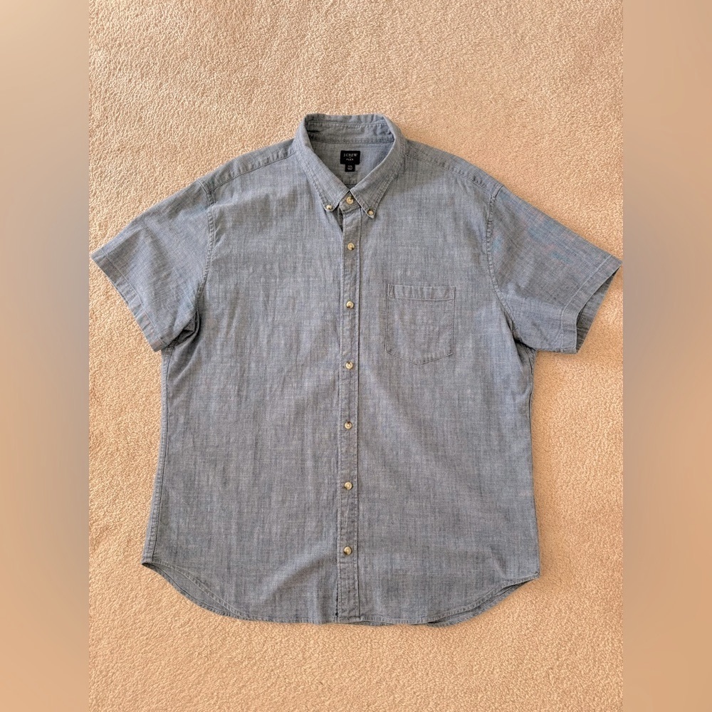 J. Crew Men's Chambray Button-Down Shirt